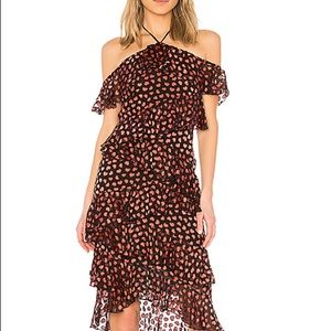 Alice + Olivia Hearts Midi Dress